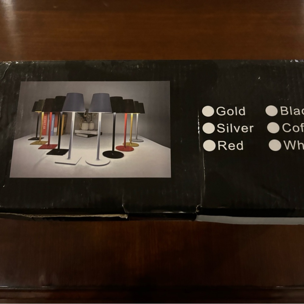 Gold LED Desk Lamp - Picture 2 of 2